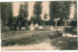 CPA Les Aix D'Aigillon, Augillon, La Fontaine De Valigny, Le Gué (pk44903) - Les Aix-d'Angillon