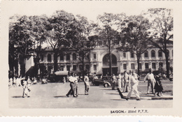 ASIE,ASIA,VIET NAM,SAIGON EN 1954,HO-CHI-MINH-VILLE Maintenant,HOTEL P.T.T,militaire Français,rare - Vietnam