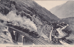 SUISSE,SCHWEIZ,SVIZZERA,HELVETIA,chemin De Fer Du GOTHARD,ferrovia Del Gottardo,viaduc,route De Schwyz à Chiasso,train - Autres & Non Classés