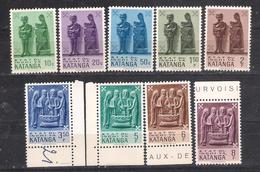 Lot 339 Katanga 1961 Sc Nr 52/6,58/9,61 MNH - Katanga