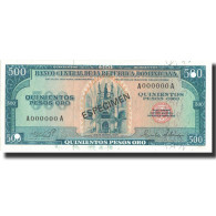 Billet, Dominican Republic, 500 Pesos Oro, 1975, 1975, Specimen, KM:114s, NEUF - Dominicana