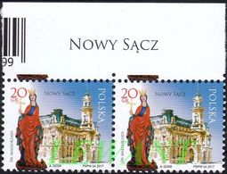 2017.11.08. Polish Cities - Nowy Sacz - St. Malgorzata 2v + Label - MNH - Nuevos