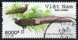 VIETNAM 2006 Used Crested Argus - Rheinardia Ocellata - Birds Pheasant Pheasants Vögel Aves - Pavos Reales