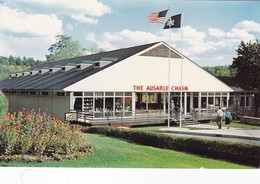 Postcard Ausable Chasm Entrance Building Adirondack New York My Ref  B12243 - Adirondack