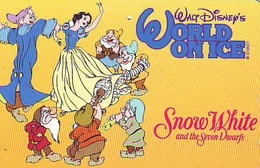 Télécarte Japon / 110-011 - DISNEY * SNOW WHITE * WORLD ON ICE (6368) BLANCHE NEIGE & NAIN * JAPAN - Phonecard - TK - Disney