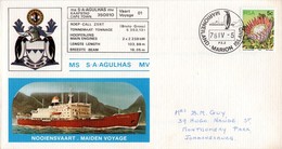 South Africa - 1978 SA Agulhas Maiden Voyage Cover - Polar Ships & Icebreakers