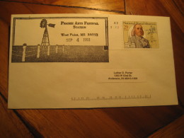 WEST POINT 1993 Windmill Cancel Cover USA Mill Mills Moulin A Vent Moulins Windmills - Windmills