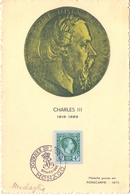 MONACO MONEY CHRALES III  MAXIMUM  (GIUGN180100) - Storia Postale