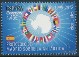 SPAIN 2018 Antarctic Treaty - Madrid Protocol 1998-2018** - Traité Sur L'Antarctique