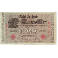 Billet, Allemagne, 1000 Mark, 1910, 1910-04-21, KM:44b, TTB - 1.000 Mark