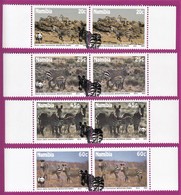 Namibia (previously SWA) - 1991 - Mountain Zebra - Complete Set CTO - Used Stamps