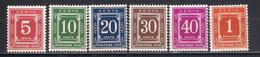 Kenia 1967/85   Sc Nr  J1/5, J7  MNH   (a1p13) - Kenya (1963-...)