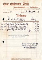 B4572 - Penig - Heinrich Hausemann Papierhandlung Buchdruckerei - Rechnung 1937 - 1900 – 1949