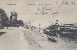 Allemagne - Eltville Am Rhein - Landungsstelle Der Rheindampfer - Bâteau Vapeur Débarcadère - 1919 - Eltville