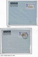 Honduras Belize Aérogramme N°2 + CTO Aerogram Air Letter Entier Entero Ganzsache Lettre Carta Belege Airmail Cover - British Honduras (...-1970)