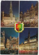 Souvenir From BRUSSELS, Unused Postcard [21265] - Brüssel Bei Nacht