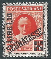 1931 VATICANO SEGNATASSE 1,10 LIRE MNH ** - ED9-6 - Segnatasse