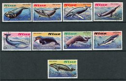 Niue 1983 Protect The Whales Set Fine Used (SG 487-95) - Niue