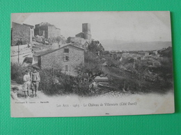 CPA LES ARCS LE CHATEAU DE VILLENEUVE COTE OUEST (83 VAR) ANIMEE GARCON FILLE - Les Arcs