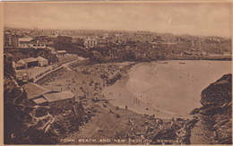 ROYAUME UNI,UNITED KINGDOM,angleterre,england,CORNWALL,CORNOUAILLES,N EWQUAY,1900,town Beach,mer - Newquay