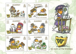 Alderney   2018   Wombles  Blok-m/s    Postfris/mnh/neuf - Unused Stamps