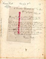 34- BEZIERS- RARE LETTRE MANUSCRITE SIGNEE SENAUX COSTE- PROPRIETAIRE VINS HERAULT- 1894 - 1800 – 1899