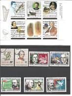 Lot De Timbres Divers Sur  Musiciens Et Compositeurs :  Mozart , Chopin,etc; - Musique