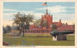 ETATS UNIS  IOWA  CEDAR RAPIDS  UNION PASSENGER STATION - Cedar Rapids