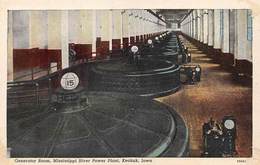 ETATS UNIS  IOWA  KEOKUK  GENERATOR ROOM,MISSISSIPPI RIVER POWER PLANT - Sioux City