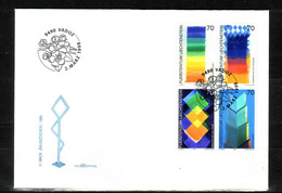 378h * LIECHTENSTEIN 1167/70 * KUNST * MICHEL 6,50 * ERSTTAGSGESTEMPELT **!! - Covers & Documents