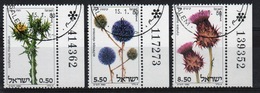 Israel Set Of Stamps From 1980 To Celebrate Thistles. - Usati (con Tab)