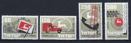 Israel Set Of Stamps From 1959 To Celebrate Tenth Anniversary Of Israel's Postal Service. - Ongebruikt (zonder Tabs)