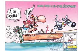 Carte-Maximum NOUVELLE CALEDONIE N° Yvert PA293 (LA BROUSSE EN FOLIE) Obl Sp Ill 1er Jour 1992 - Maximumkaarten