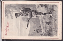 Künstlerpostkarte A.Mailick " Landsturm Auf Wacht ! " Bayerische Feldpost  1915 - Mailick, Alfred