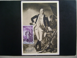 MONACO - MAXIMUM MAXIMUN "George Washington" IN THE STATE - George Washington