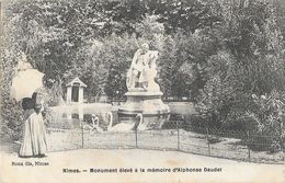 Nîmes - Monument élevé à La Mémoire D'Alphonse Daudet - Edition Roux - Nîmes