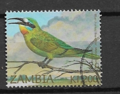 ZAMBIA  2002 Birds - Bee-Eaters   USED - Zambia (1965-...)