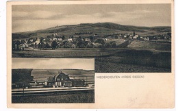 D-8448   NIEDERDIELFEN: Panorama And Bahnhof - Siegen