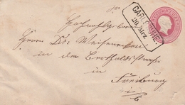 Allemagne Baden Entier Postal Carlsruhe 1867 - Andere & Zonder Classificatie