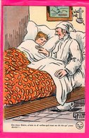 Cpa Carte Postale Ancienne  - Illustrateur  - GRIFF - DIS DONC ZETTE, S'RAIS TU D'CELLES QUI VONT AU LIT RIN QU'POUR DOR - Griff