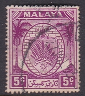 Malaysia-Negri Sembilan SG 46 1949 Arms, 5c Bright Purple, Used - Negri Sembilan