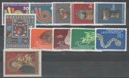 Liechtenstein 1973 - Annata 11 V.      (g5298) - Vollständige Jahrgänge