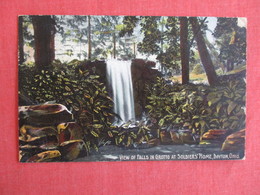 View Of Falls In Grotto At Soldiers Home Ohio > Dayton    Ref 2984 - - Dayton