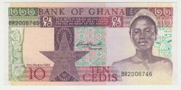 GHANA 10 CEDIS 1982 UNC NEUF PICK 20d  20 D - Ghana