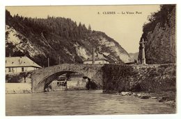 Cpa N° 8 CLUSES Le Vieux Pont - Cluses