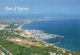 Delcampe - Hippodrome Hippisme Courses De Chevaux Tiercé PMU Jockey Sulky Trot Belle Vue Aérienne Hyères Les Palmiers - Reitsport