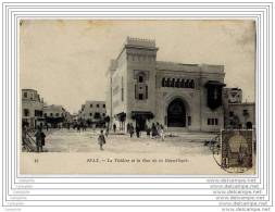 TUNISIE - SFAX - Le Theatre Et La Rue De La Republique - Túnez