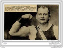 Yves Le Boulanger Athlete Lutteur - Champion Du Monde 1920 - Medaille De L Halterophilie Club De France - Pesistica