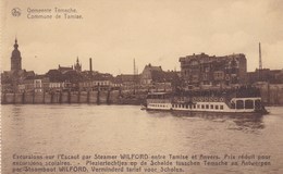 Temse, Gemeente Temsche, Pleziertochtjes Op De Schelde Tusschen Temsche En ANtwerpen Per Stoomboot Wilford (pk47011) - Temse