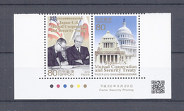 JAPAN NIPPON JAPON JAPAN-U.S. MUTUAL COOPERATION AND SECURITY TREATY 2010 / MNH / 5139 - 5140 - Unused Stamps